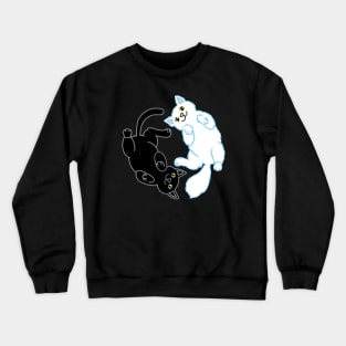 Yin Yang Kitties Crewneck Sweatshirt